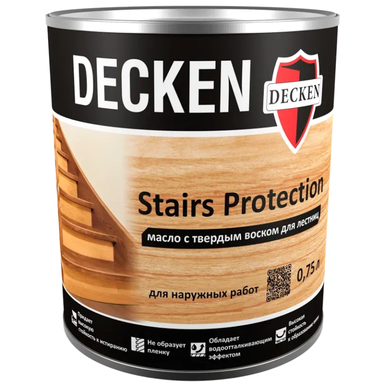 Масло для лестниц DECKEN – Магазин красок "РАДУГА ЦВЕТА"